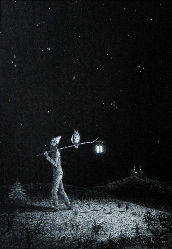 Light Messenger — White Pencil by Peter Whiterose ©